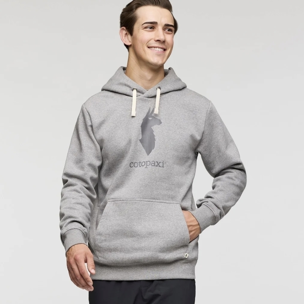 NWT Cotopaxi Llama Pullover Hoodie-Heather Grey